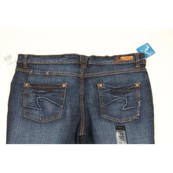 NOS Vintage Y2K Lot 29 Womens Size 15 Looney Tunes Wide Leg Flared Denim Jeans